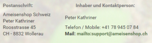 Auszug aus dem Impressum