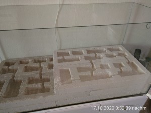 Das Nest aus Ytong im neuen Becken - Bauabschnitt 5
