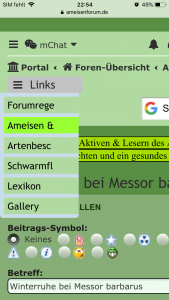 Klicke auf: „Artenbeschreibung“