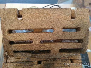 Der erste Viererblock von vorne...